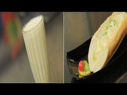 طريقة عمل جمبري سيزر  عصير الموز بالبلح