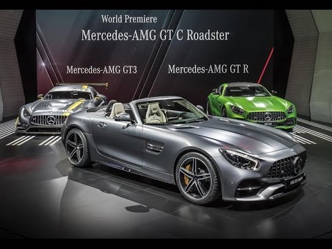 بالفيديو مرسيدس تطلق سيارتي amg gt المكشوفتين