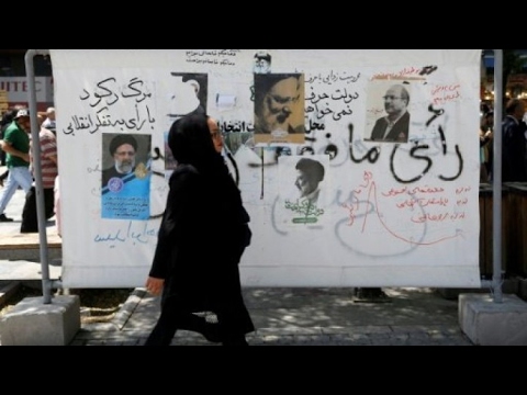 شاهد  الانتخابات الرئاسية الإيرانية والدور النسائي