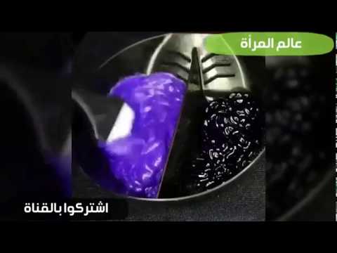 بالفيديو  طريقة لصبغ الشعر باللون الموف الرائع