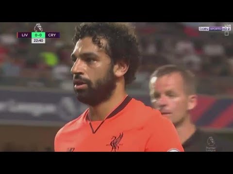 شاهد ملخص لمسات محمد صلاح أمام كريستال بالاس