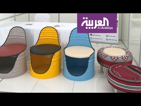 شاهد مهندس إماراتي يحول البراميل إلى أثاث