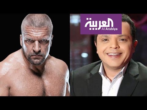 شاهد مزحة الممثل المصري هنيدي توصله إلى حلبة المصارعة