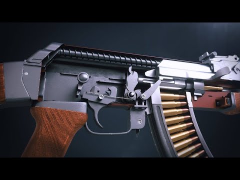 كيف يعمل سلاح ak 47  