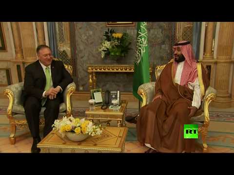 محمد بن سلمان يستقبل وزير الخارجية الأميركي