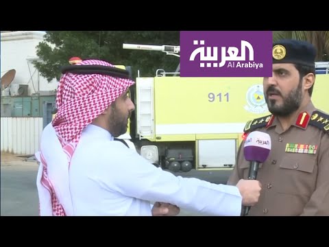 حريق برج جدة لم يُسجل أي إصابات بين العاملين