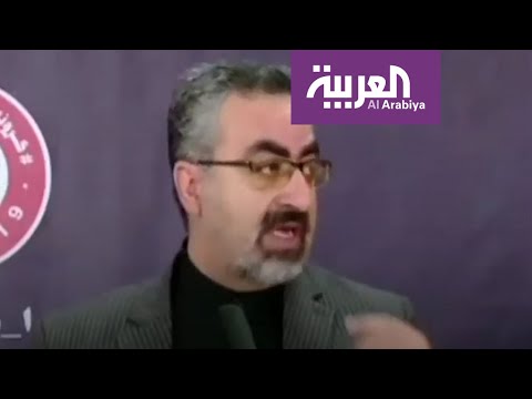 شاهد مشاهد لمسؤول إيراني يتصبب عرقا على الهواء